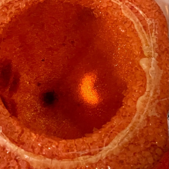 Vintage 1993 Light Up Pumpkin Jack O Lantern Halloween Rubber Mold set of 2 - Picture 9 of 9